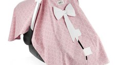 Protectie soare pentru scaun auto 0-13 kg, Roz