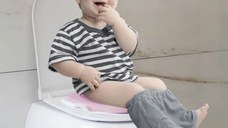 Reductor WC copii moale uni pentru toaleta BabyJem, Diverse culori