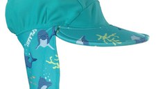 Sapca cu Protectie Gat, pentru bebelusi si copii, UPF50+, Dolphin, Marimea M