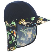 Sapca protectie soare cu protectie gat, Jungle Mix, Marimea L, 4-8 ani - 1