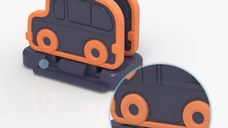 Set 2 sigurante geamuri usi glisante, 11x6.5x0.7 cm, Diverse culori