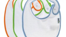 Set 3 bavete cu capse din bumbac, Diverse modele