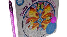 Set DIY Coloreaza propriul puzzle - mandala- mov