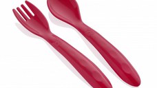 Set lingurita si furculita BabyJem, Roz