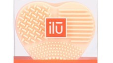 Accesoriu pentru curatarea pensulelor Ilu Makeup Brush Cleaner Orange, 1buc