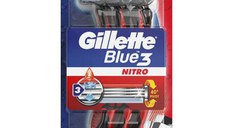Aparat de Ras cu 3 Lame - Gillette Blue 3 Pride Nitro, 6 buc