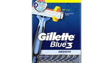 Aparat de Ras cu 3 Lame - Gillette Blue 3 Smooth, 16 buc