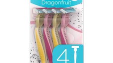 Aparat de Ras cu 3 Lame pentru Femei - Gillette Venus 3 Dragonfruit, 4 buc