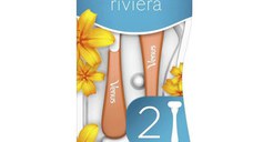 Aparat de Ras cu 3 Lame pentru Femei - Gillette Venus Riviera, 2 buc