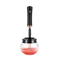 Aparat electric pentru curatare si uscare automata si rapida a pensulelor de make-up, cu 8 adaptoare pentru pensule - 1
