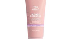 Balsam cu Pigment Violet pentru Neutralizarea Tonurilor de Galben - Wella Professionals Invigo Blonde Recharge, varianta 2023, 200 ml