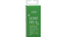 Balsam de Buze - Ziaja Coconut Vibes Lip Balm Regenerating Organic Coconut Oil, 10 ml