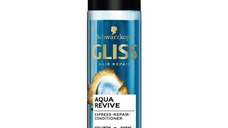 Balsam Expres Reparator pentru Par Normal si Uscat - Schwarzkopf Gliss Aqua Revive Express-Repair-Conditioner, 200 ml