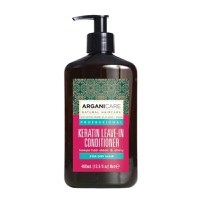 Balsam Fara Clatire cu Keratina pentru Par Uscat - Arganicare Keratin Leave-In Conditioner For Dry Hair, 400 ml - 1