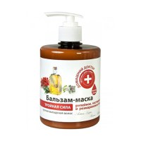 Balsam-Masca Impotriva Caderii Parului cu Uleiuri de Brusture, Ricin si Rozmarin Doctorul Casei, 500ml - 1