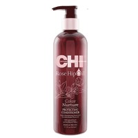 Balsam Protector Par Vopsit - CHI Farouk Rose Hip Oil Color Nurture Protecting Conditioner 340ml - 1