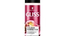 Balsam Spray Reparator pentru Par Vopsit, Nuantat sau cu Suvite - Schwarzkopf Gliss Hair Repair Colour Perfector Express-Repair-Conditioner for Coloured, Highlighted Hair, 200 ml