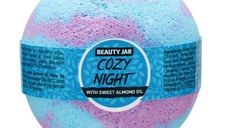 Bila de Baie Efervescenta cu Ghimbir, Ulei de Migdale si Vitamina E Cozy Night Beauty Jar, 150 g