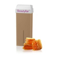 Ceara Epilatoare Roll-On de Unica Folosinta - Beautyfor Wax Roll-On Cartridge, Miere, 100ml - 1