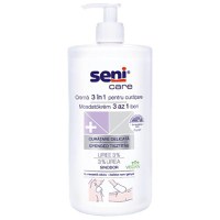 Crema 3 in 1 pentru Curatare cu 3% Uree - Seni Care, 1000 ml - 1
