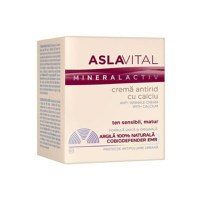 Crema Antirid cu Calciu - Aslavital Mineralactiv Anti-Wrinkle Cream with Calcium, 50ml - 1