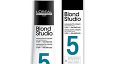 Crema de Iluminare fara Amoniac pentru un Balayage Auriu - L'Oreal Professionnel Blond Studio 5 Highlights Cream Step1 No Ammonia, 50ml