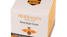 Crema de Noapte cu Miere de Albine Bio Herbagen, 50 g