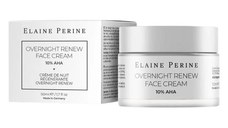 Crema de Noapte pentru Fata cu 10% AHA - Elaine Perine Overnight Renew Face Cream, 50 ml