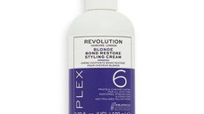Crema de Styling pentru Parul Blond - Revolution Haircare Blonde Plex 6 Bond Restore Styling Cream, 100 ml