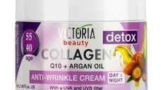 Crema de Zi si de Noapte Antirid Collagen 40-55 ani Victoria Beauty Camco, 50ml