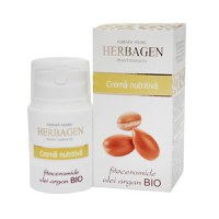 Crema Nutritiva cu Fitoceramide si Ulei de Argan Bio Herbagen, 50g - 1
