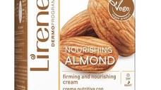 Crema nutritiva pentru fermitate Lirene cu ulei de migdale pentru zi si noapte, 50ml