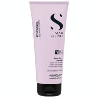 Crema pentru Styling - Alfaparf Milano Semi di Lino Style &amp; Care Blow Dry Cream, 200 ml - 1