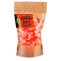 Cristale de Baie Energizante cu Ulei din Coaja de Portocala si Sare de Mare Summer Days Beauty Jar, 600 g - 1