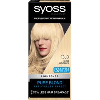 Decolorant de Par Permanent - Syoss Professional Performance Lightener Pure Blond Anti-Yellow Effect Baseline, nuanta 13_0 Ultra Lightener - 1