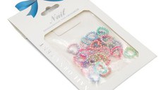 Decoratiuni pentru unghii, Inimi colorate