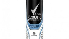 Deodorant Antiperspirant Spray pentru Barbati Invizibil - Rexona Men MotionSense Invisibil Ice Fresh 48h, 150ml