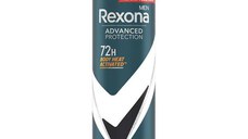 Deodorant Antiperspirant Spray pentru Barbati - Rexona Men Advanced Protection Invisible Black&White 72h, 150 ml