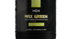 Deodorant natural pentru Barbati Nimbio Men Max Green Deo Roll-On, 50ml