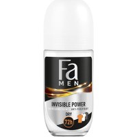 Deodorant Roll-on Antiperspirant pentru Barbati - Fa Men Invisible Power Dry 72 h, 50 ml - 1