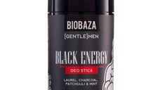 Deodorant Stick Natural pentru Barbati, cu Carbune Activ si Menta - Biobaza Gentlemen Deo Stick Black Energy, 50 ml