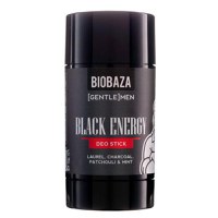 Deodorant Stick Natural pentru Barbati, cu Carbune Activ si Menta - Biobaza Gentlemen Deo Stick Black Energy, 50 ml - 1