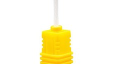 Duză din ceramică pentru cuticulă,  brâu galben, 600036