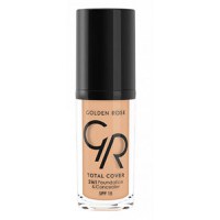 Fond de Ten Total Cover 2 in 1 SPF 15 Golden Rose 30 ml, nuanta 12 Light Beige - 1