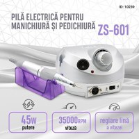 Freza electrica 35000 rpm 45 wat, Global Fashion, DM-202 ZS-601, Gray - 1