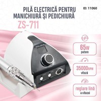 Freza electrica Global Fashion ZS-711, 35000 RPM, 65W, Alb - 1