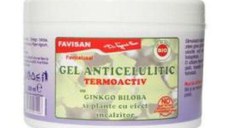 Gel Anticelulitic Termoactiv cu Ginkgo Biloba Favicelusal Favisan, 300ml