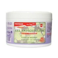 Gel Anticelulitic Termoactiv cu Ginkgo Biloba Favicelusal Favisan, 300ml - 1