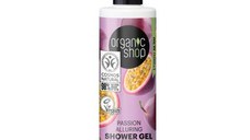 Gel de Dus Bio cu Fructul Pasiunii si Cacao Passion Alluring Organic Shop, 280 ml