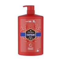 Gel de Dus pentru Barbati - Old Spice Captain Body - Hair - Face Wash 3in1, 1000 ml - 1